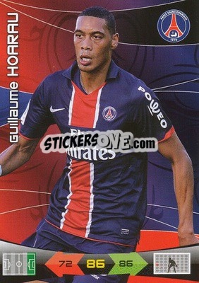 Figurina Guillaume Hoarau - FOOT 2010-2011. Adrenalyn XL n. 207 - Panini