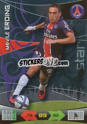 Sticker Mevlut Erding - FOOT 2010-2011. Adrenalyn XL n. 209 - Panini