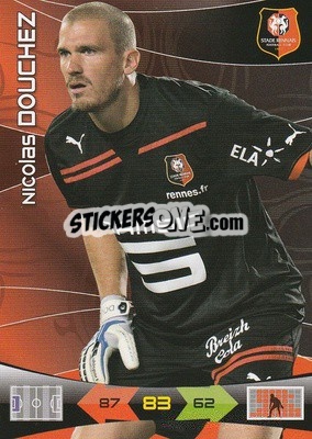 Sticker Nicolas Douchez - FOOT 2010-2011. Adrenalyn XL n. 211 - Panini
