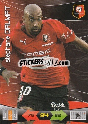 Sticker Stephane Dalmat - FOOT 2010-2011. Adrenalyn XL - Panini