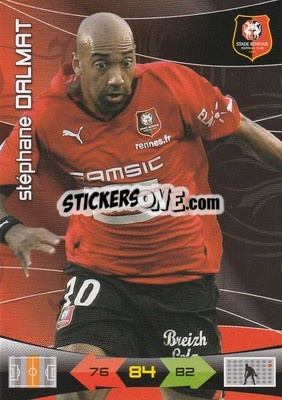 Cromo Stephane Dalmat - FOOT 2010-2011. Adrenalyn XL - Panini