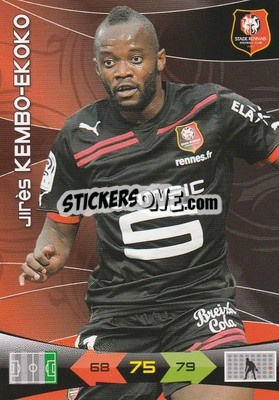 Sticker Jires Kembo-Ekoko - FOOT 2010-2011. Adrenalyn XL n. 219 - Panini