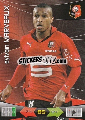 Sticker Sylvain Marveaux - FOOT 2010-2011. Adrenalyn XL n. 220 - Panini