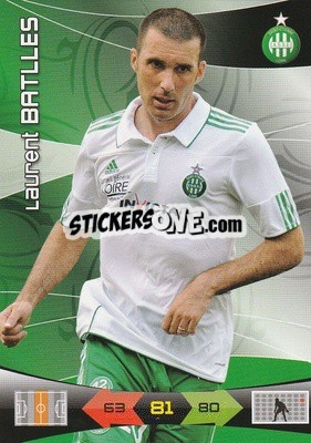 Sticker Laurent Batlles - FOOT 2010-2011. Adrenalyn XL n. 230 - Panini