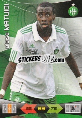 Cromo Blaise Matuidi - FOOT 2010-2011. Adrenalyn XL - Panini