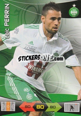 Sticker Loic Perrin - FOOT 2010-2011. Adrenalyn XL n. 232 - Panini