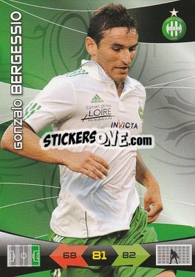 Figurina Gonzalo Bergessio - FOOT 2010-2011. Adrenalyn XL - Panini