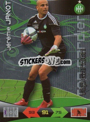 Sticker Jeremie Janot - FOOT 2010-2011. Adrenalyn XL n. 236 - Panini