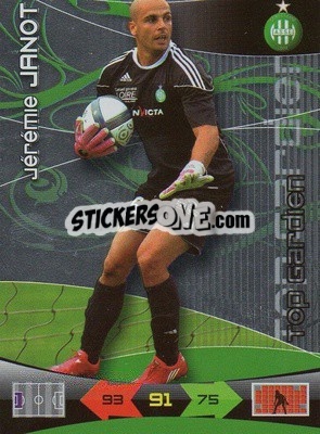 Figurina Jeremie Janot - FOOT 2010-2011. Adrenalyn XL - Panini