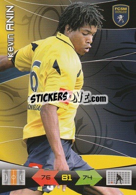 Figurina Kevin Anin - FOOT 2010-2011. Adrenalyn XL - Panini