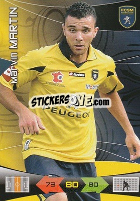 Sticker Marvin Martin - FOOT 2010-2011. Adrenalyn XL n. 247 - Panini