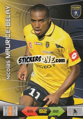 Cromo Nicolas Maurice-Belay - FOOT 2010-2011. Adrenalyn XL - Panini