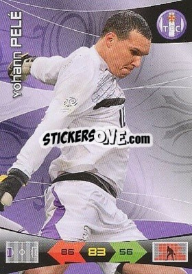 Sticker Yohann Pele - FOOT 2010-2011. Adrenalyn XL - Panini