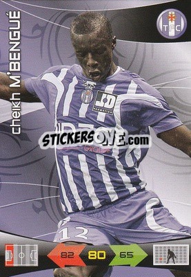 Sticker Cheikh M'Bengue - FOOT 2010-2011. Adrenalyn XL - Panini