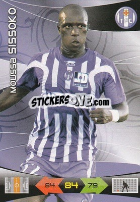 Sticker Moussa Sissoko - FOOT 2010-2011. Adrenalyn XL n. 261 - Panini