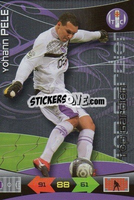 Sticker Yohann Pele - FOOT 2010-2011. Adrenalyn XL - Panini