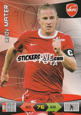 Sticker Rudy Mater - FOOT 2010-2011. Adrenalyn XL - Panini