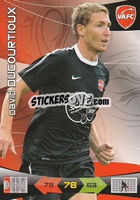 Cromo David Ducourtioux - FOOT 2010-2011. Adrenalyn XL - Panini