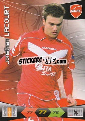 Figurina Jonathan Lacourt - FOOT 2010-2011. Adrenalyn XL - Panini