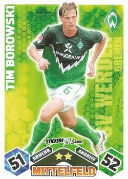 Sticker Tim Borowski - German Football Bundesliga 2010-2011. Match Attax n. 7 - Topps