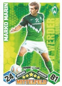 Cromo Marko Marin - German Football Bundesliga 2010-2011. Match Attax n. 10 - Topps
