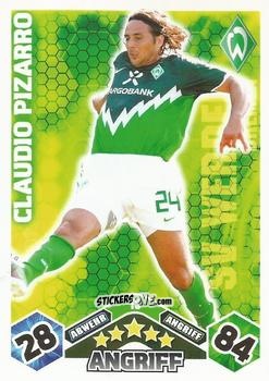 Figurina Claudio Pizarro - German Football Bundesliga 2010-2011. Match Attax n. 15 - Topps