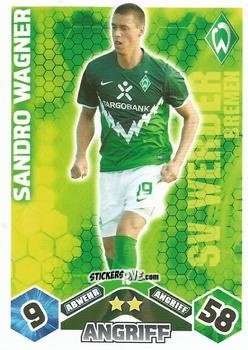 Cromo Sandro Wagner - German Football Bundesliga 2010-2011. Match Attax n. 18 - Topps