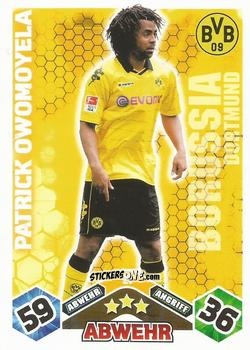 Cromo Patrick Owomoyela - German Football Bundesliga 2010-2011. Match Attax n. 21 - Topps
