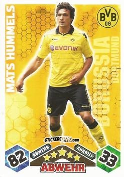 Sticker Mats Hummels - German Football Bundesliga 2010-2011. Match Attax n. 22 - Topps
