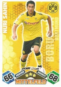 Cromo Nuri Sahin - German Football Bundesliga 2010-2011. Match Attax n. 27 - Topps