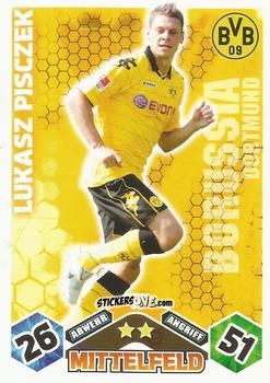 Cromo Lukasz Piszczek - German Football Bundesliga 2010-2011. Match Attax n. 30 - Topps