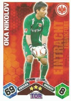 Cromo Oka Nikolov - German Football Bundesliga 2010-2011. Match Attax n. 37 - Topps