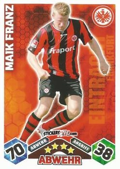 Figurina Maik Franz - German Football Bundesliga 2010-2011. Match Attax n. 39 - Topps