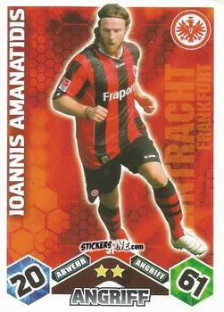 Cromo Ioannis Amanatidis - German Football Bundesliga 2010-2011. Match Attax n. 51 - Topps
