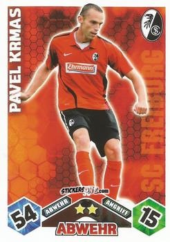 Figurina Pavel Krmas - German Football Bundesliga 2010-2011. Match Attax n. 56 - Topps