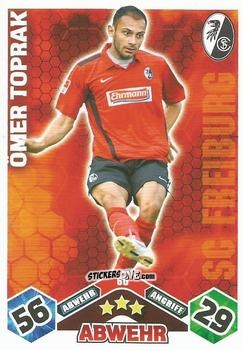 Figurina Ömer Toprak - German Football Bundesliga 2010-2011. Match Attax n. 60 - Topps