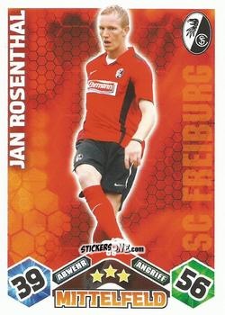 Cromo Jan Rosenthal - German Football Bundesliga 2010-2011. Match Attax n. 68 - Topps