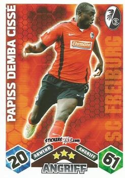 Figurina Papiss Demba Cissé - German Football Bundesliga 2010-2011. Match Attax n. 71 - Topps