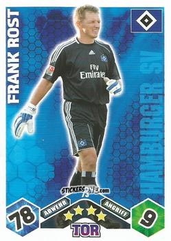 Cromo Frank Rost - German Football Bundesliga 2010-2011. Match Attax n. 73 - Topps