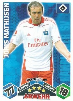 Figurina Joris Mathijsen - German Football Bundesliga 2010-2011. Match Attax n. 75 - Topps