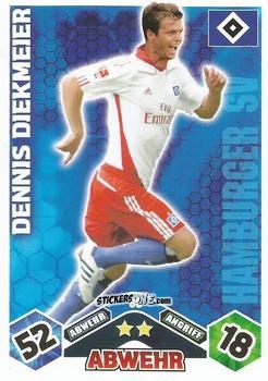 Figurina Dennis Diekmeier - German Football Bundesliga 2010-2011. Match Attax n. 80 - Topps