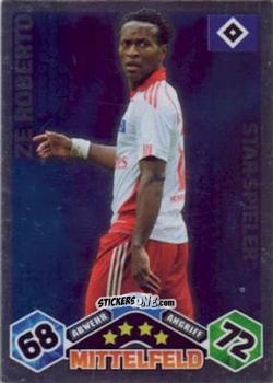 Figurina Zé Roberto - German Football Bundesliga 2010-2011. Match Attax n. 81 - Topps