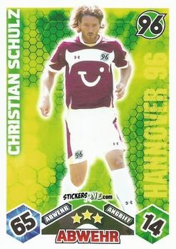 Cromo Christian Schulz - German Football Bundesliga 2010-2011. Match Attax n. 94 - Topps