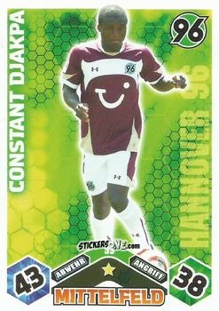 Cromo Constant Djakpa - German Football Bundesliga 2010-2011. Match Attax n. 99 - Topps