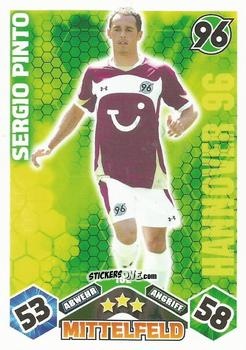 Cromo Sergio Pinto - German Football Bundesliga 2010-2011. Match Attax n. 102 - Topps