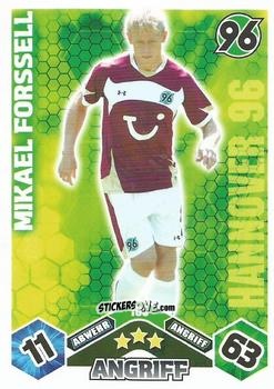 Cromo Mikael Forssell - German Football Bundesliga 2010-2011. Match Attax n. 105 - Topps
