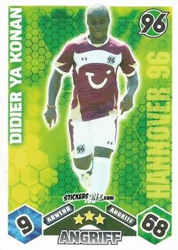 Figurina Didier Ya Konan - German Football Bundesliga 2010-2011. Match Attax n. 106 - Topps