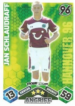Cromo Jan Schlaudraff - German Football Bundesliga 2010-2011. Match Attax n. 107 - Topps