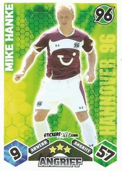 Cromo Mike Hanke - German Football Bundesliga 2010-2011. Match Attax n. 108 - Topps
