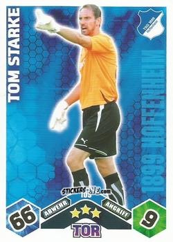 Cromo Tom Starke - German Football Bundesliga 2010-2011. Match Attax n. 109 - Topps